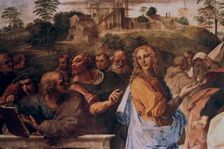 The Disputation on the Holy Sacrament , (detail), 1508-1509. Artist: Raphael