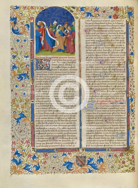 The Dispute Among Eight Prophets; Cité de Dieu, about 1440-1450. Creator: Master of the Geneva Boccaccio.