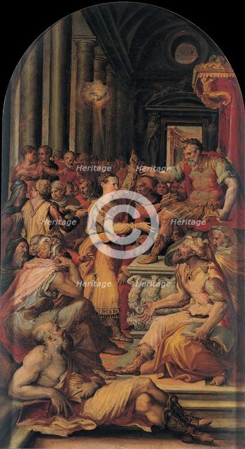 The Dispute of Saint Catherine of Alexandria, 1551. Creator: Fontana, Prospero (1512-1597).