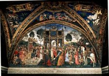 The Dispute of St. Catherine painting by Pinturicchio