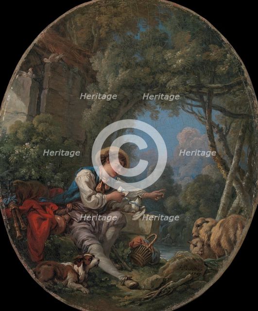 The Dispatch of the Messenger, 1765. Creator: Francois Boucher.