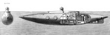The Displacement Sinking and Rising Submarine Boat Nautilus' 1887