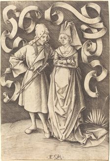 The Dissimilar Couple, c. 1495/1503. Creator: Israhel van Meckenem
