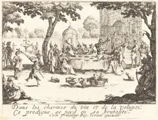 The Dissipation, 1635. Creator: Jacques Callot