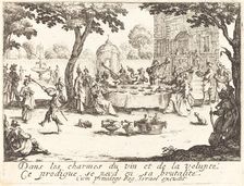 The Dissipation, 1635. Creator: Jacques Callot