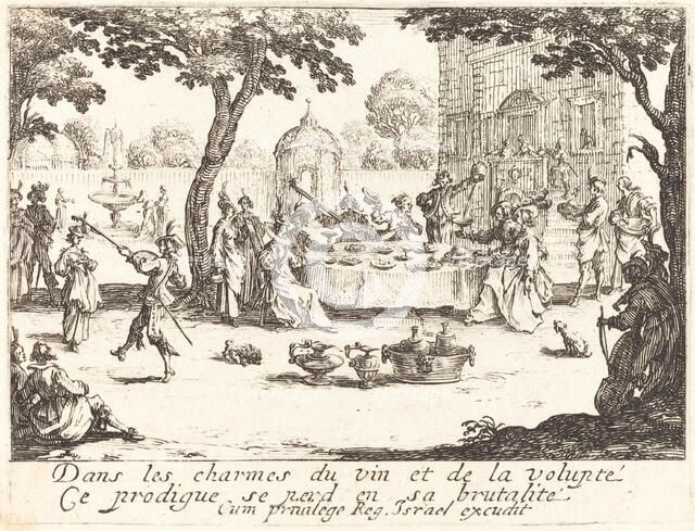 The Dissipation, 1635. Creator: Jacques Callot.