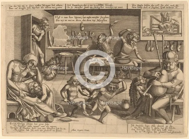 The Dissolute Household. Creator: Pieter Balten.