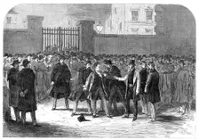 The Disturbances in Paris: arrest of M. Rochefort, 1870. Creator: Unknown