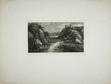 The Distant City, 1868. Creator: Rodolphe Bresdin