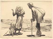 The Distant City (La ville lointaine), 1914. Creator: Theophile Alexandre Steinlen