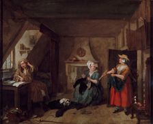 The Distressed Poet, 1733-1735. Creator: William Hogarth