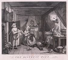 The Distressed Poet 1740. Artist: William Hogarth