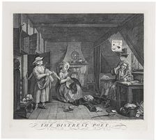 The distressed Poet, 1741. Creator: Hogarth; William (1697-1764)