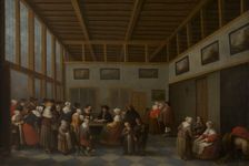 The Distribution to the Poor, c1654. Creator: Joost Cornelisz Droochsloot