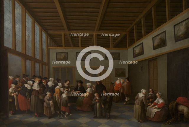 The Distribution to the Poor, c1654. Creator: Joost Cornelisz Droochsloot.