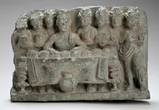 The Distribution of the Buddha's Relics, 2nd-3rd century. Creator: Unknown