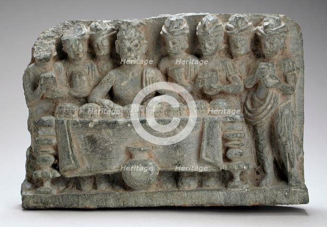 The Distribution of the Buddha's Relics, 2nd-3rd century. Creator: Unknown.