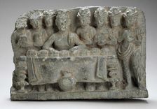 The Distribution of the Buddha's Relics, 2nd-3rd century. Creator: Unknown