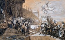 The Distribution of the Eagle Standards, 5th December 1804 1808. Creator: Jacques-Louis David