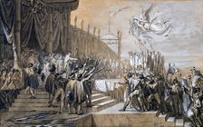 The Distribution of the Eagle Standards, 5th December 1804 1808. Creator: Jacques-Louis David