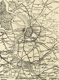 The District Round Antwerp 1915. Creator: Unknown