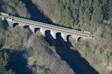 The disused Kielder Railway Viaduct, Northumberland, 2016. Creator: Historic England