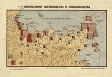 The direction of reindeer husbandry and dog breeding, 1932. Creator: Unknown