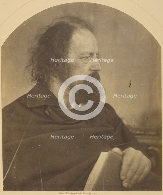 The Dirty Monk, Alfred Tennyson, 1865. Creator: Julia Margaret Cameron.