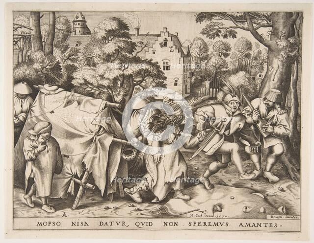 The Dirty Bride or the Marriage of Mopsus and Nisa, 1570. Creator: Pieter van der Heyden.