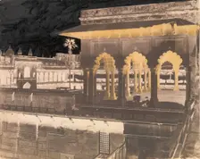 The Diwan-i Khas from the Mussaman Burj, Agra Palace, 1862-64. Creator: John Murray