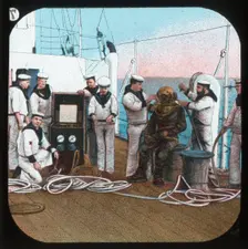 The Diver -- H.M.S. Blake c1900. Creator: Unknown