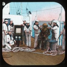 The Diver -- H.M.S. Blake c1900. Creator: Unknown