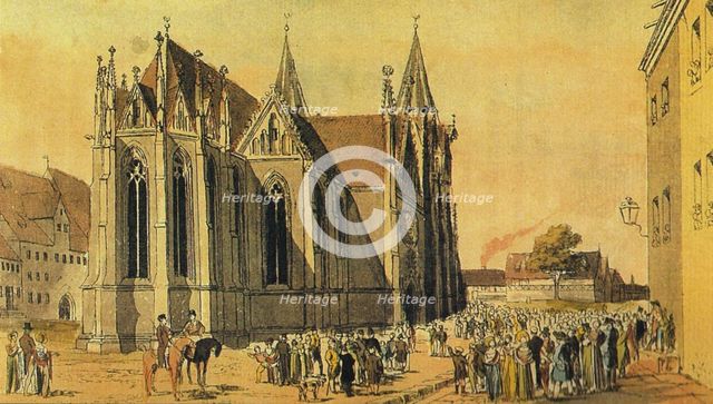 The Divi Blasii Church in Mühlhausen, First half of the 18th cent.