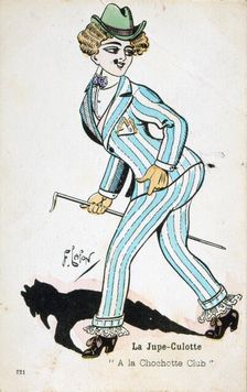 The Divided Skirt 20th century. Artist: Francois Lafon