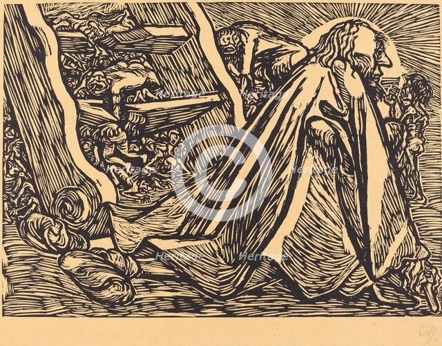 The Divine Beggar, 1921. Creator: Ernst Barlach.