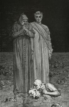 The Divine Comedy, (1307-1321): Inferno (Hell), 1888. Creator: Jean Edouard Dargent