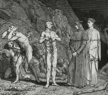 The Divine Comedy, (1307-1321): Inferno (Hell), 1888. Creator: Jean Edouard Dargent