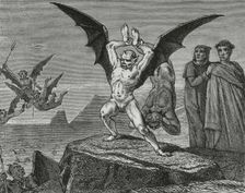 The Divine Comedy, (1307-1321): Inferno (Hell), 1888. Creator: Jean Edouard Dargent