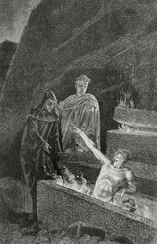 The Divine Comedy (1307-1321): Inferno (Hell), 1888. Creator: Jean Edouard Dargent