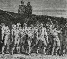 The Divine Comedy, (1307-1321): Inferno (Hell), 1888. Creator: Jean Edouard Dargent