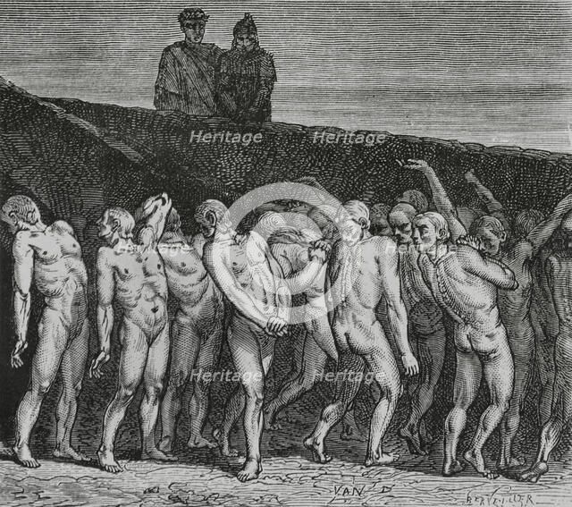 The Divine Comedy, (1307-1321): Inferno (Hell), 1888. Creator: Jean Edouard Dargent.