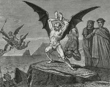 The Divine Comedy, (1307-1321): Inferno (Hell), 1888. Creator: Jean Edouard Dargent