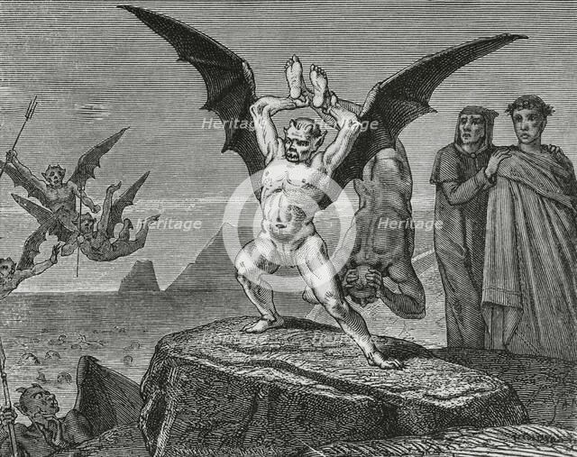 The Divine Comedy, (1307-1321): Inferno (Hell), 1888. Creator: Jean Edouard Dargent.