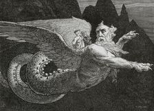 The Divine Comedy (1307-1321): Inferno (Hell), 1888. Creators: Jean Edouard Dargent, Marichal