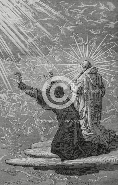 The Divine Comedy, (1307-1321): The Paradise, 1888.  Creator: Jean Edouard Dargent.