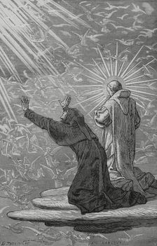 The Divine Comedy, (1307-1321): The Paradise, 1888. Creator: Jean Edouard Dargent