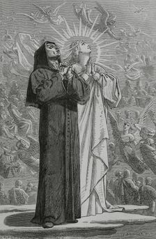 The Divine Comedy, (1307-1321): The Paradise, 1888. Creator: Jean Edouard Dargent