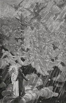The Divine Comedy, (1307-1321): The Paradise, 1888. Creator: Jean Edouard Dargent