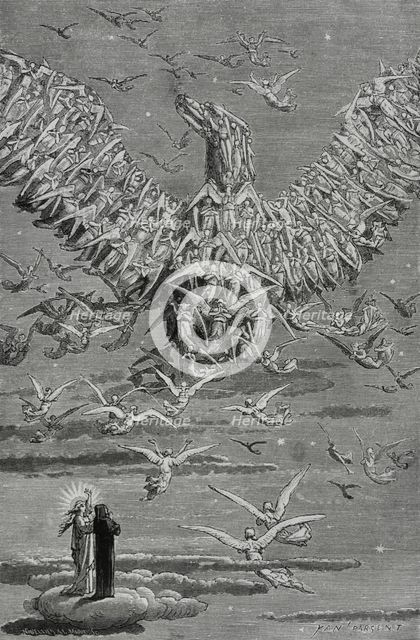 The Divine Comedy, (1307-1321): The Paradise, 1888.  Creator: Jean Edouard Dargent.