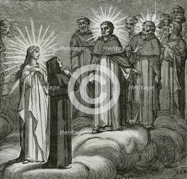 The Divine Comedy, (1307-1321): The Paradise, 1888.  Creator: Jean Edouard Dargent.